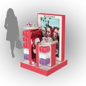Bvlgari Airport Promotional Podium